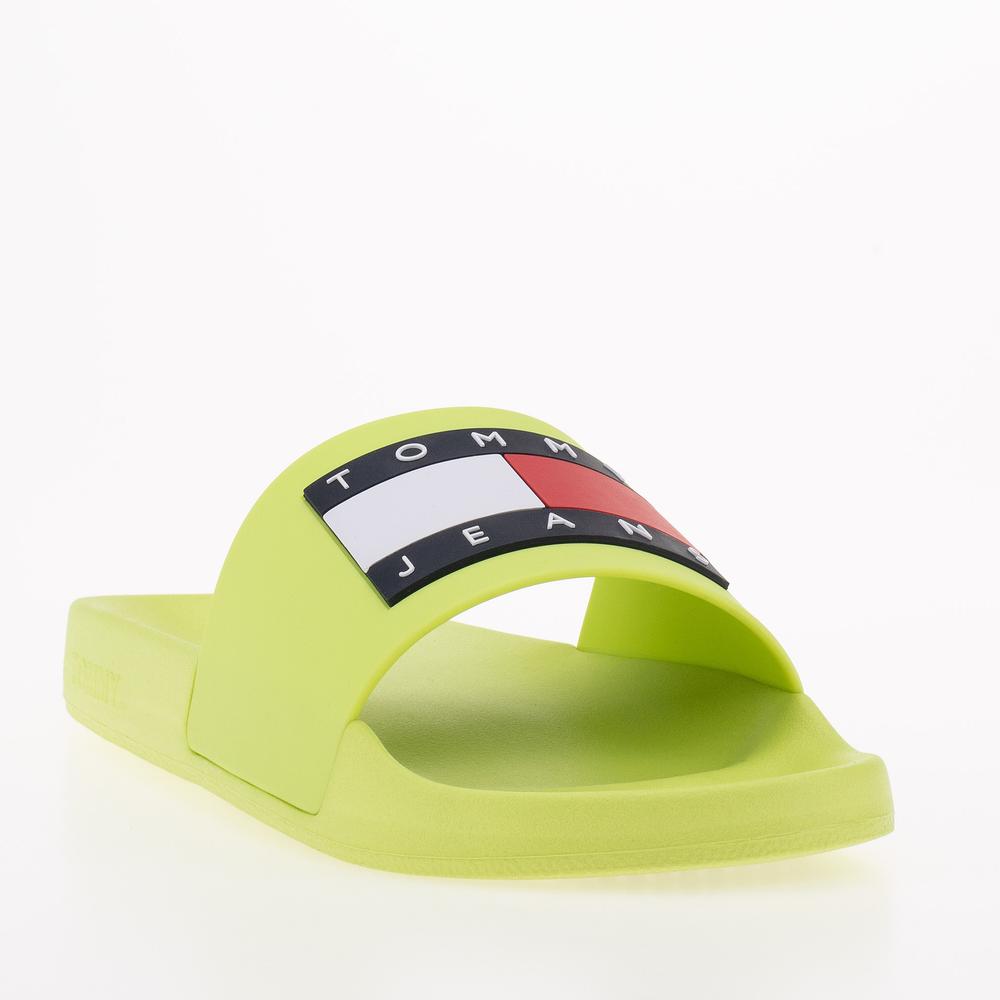 Flip Flop Tommy Jeans Flag Pool EN0EN02115-MSA - zöld