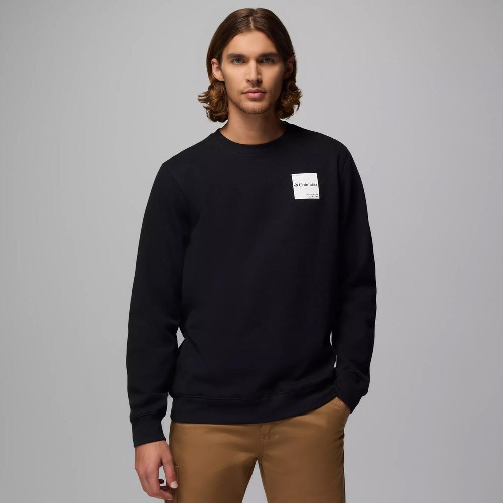 Férfi felső Columbia Trek Crew 1957933019 - fekete
