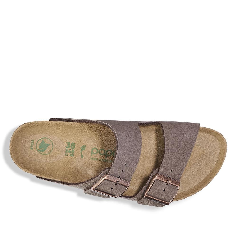 Női flip flop Birkenstock Arizona PAP Flex Platform 1027417 - barna