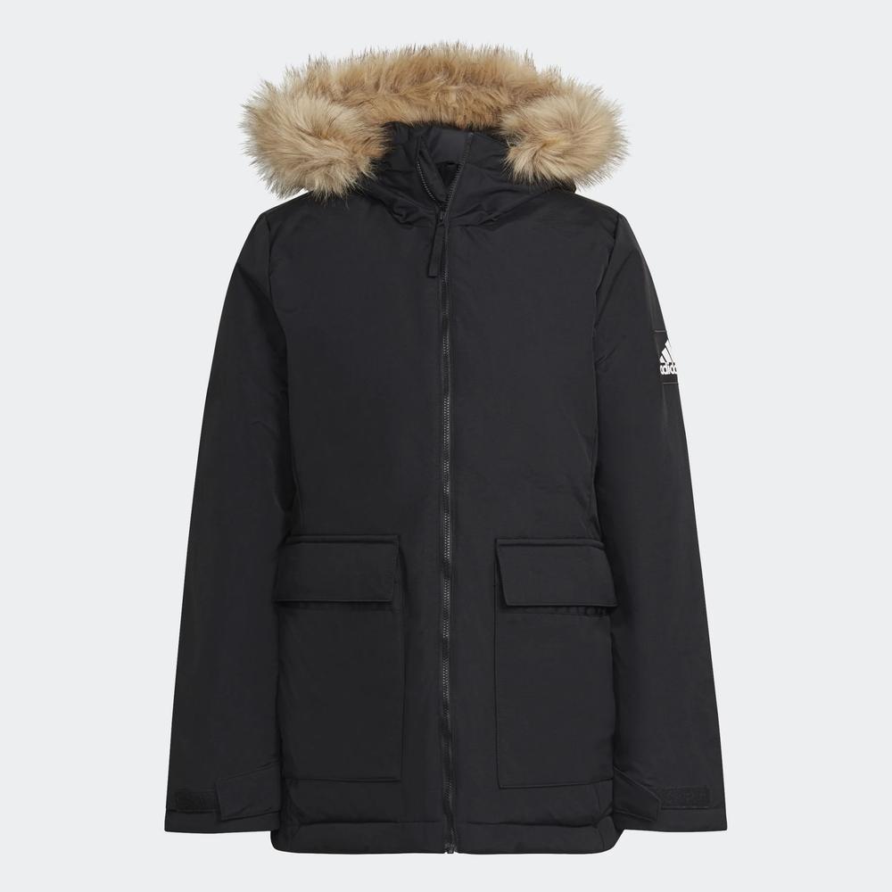 Dzseki adidas Utilitas Hooded Hooded Parka GT1707 - fekete