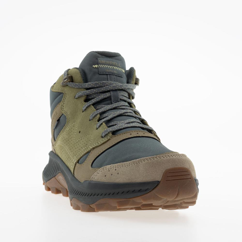 Férfi cipő Merrell Tempo Sol Mid Waterproof  J038941 - zöld