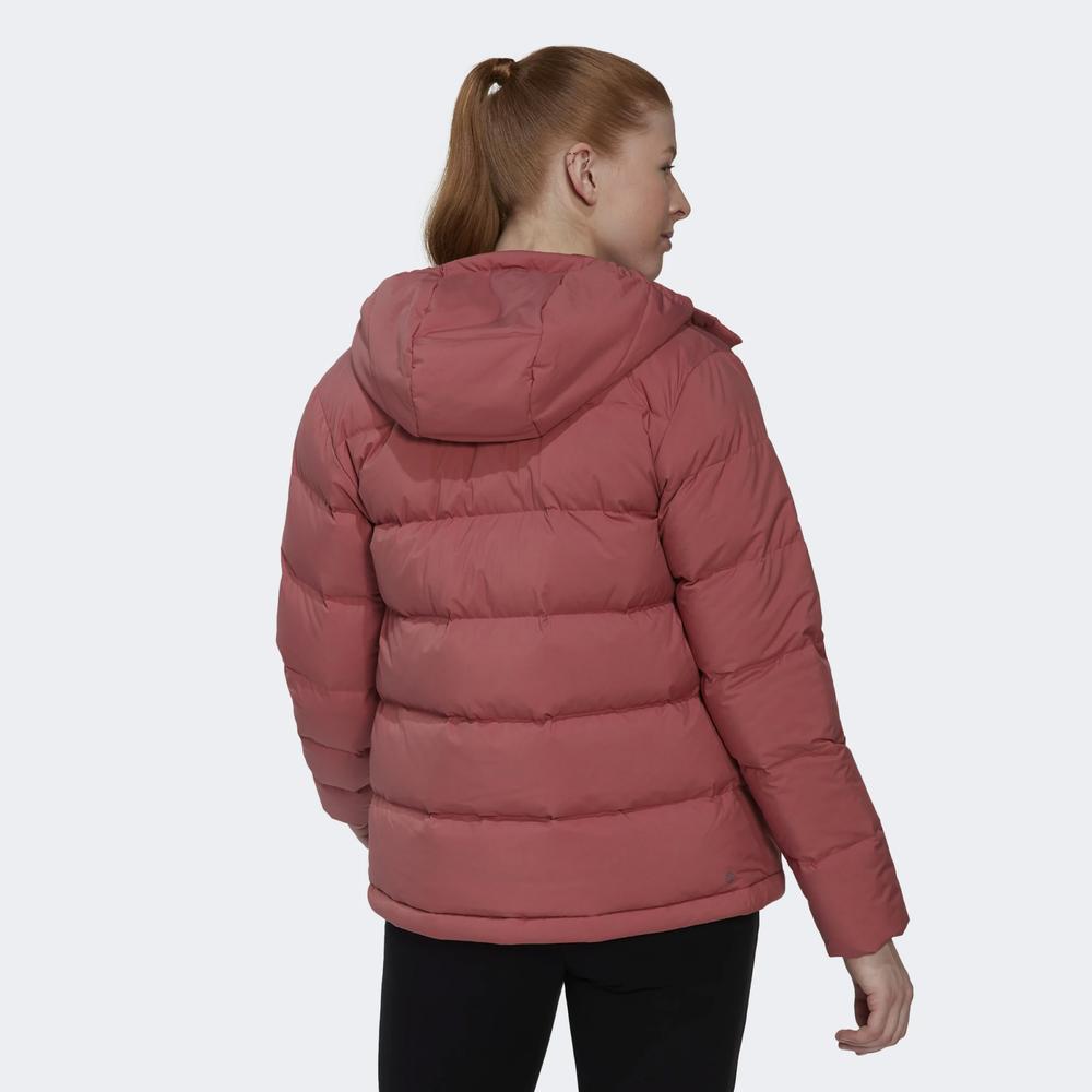 Dzseki adidas Helionic Hooded Down HG8745 - piros