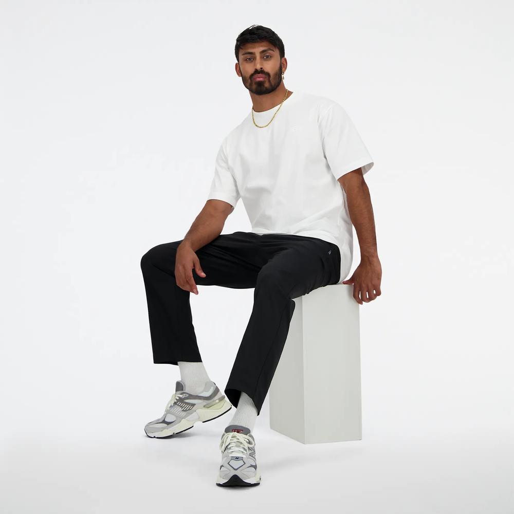 Férfi futópóló New Balance MT41533WT - fehér