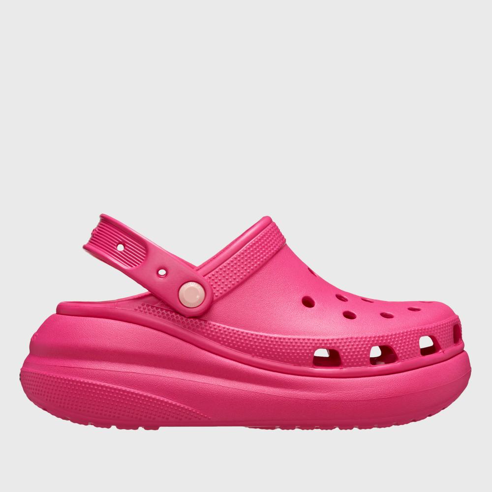 Flip Flop Crocs Classic Crush Clog 207521-6ZQ - rózsaszín