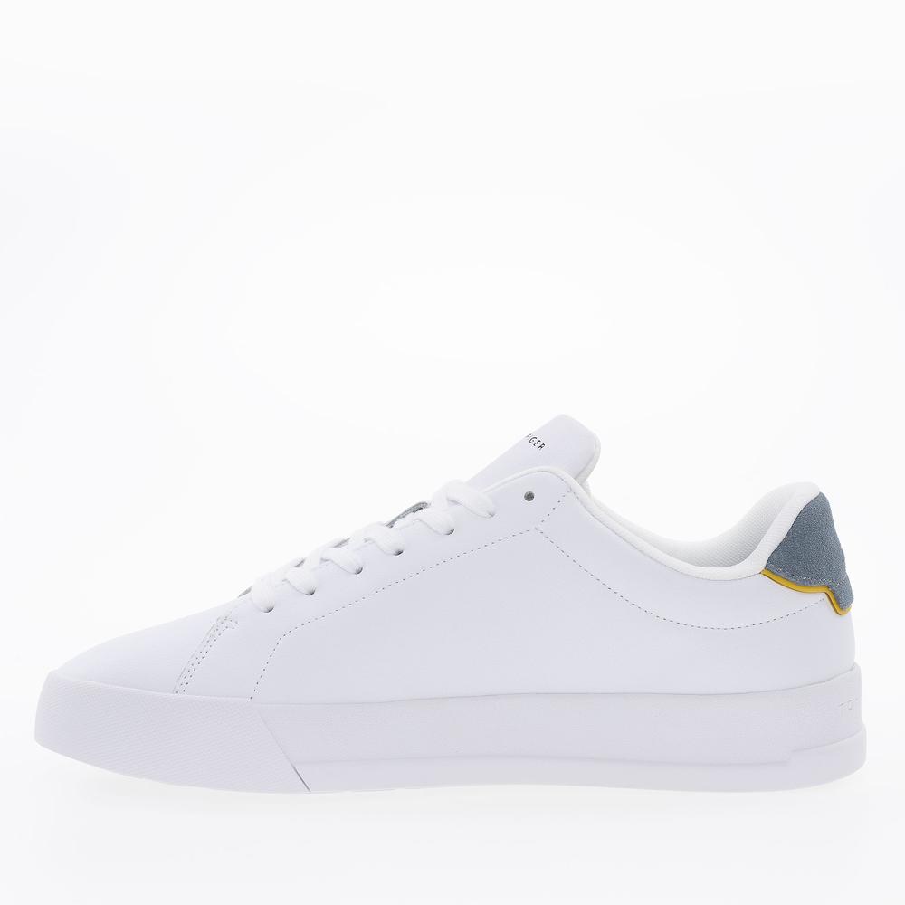 Cipő Tommy Hilfiger Court Leather Detail FM0FM05367-PN6 - fehér
