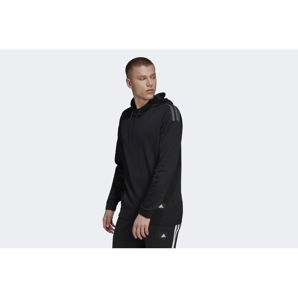 Pulóver adidas M TRWL 3S HD HE2271 - fekete