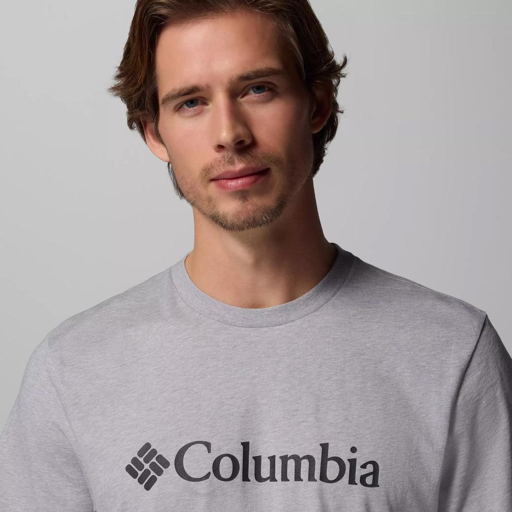 Férfi póló Columbia CSC Basic Logo 2155001039 - szürke