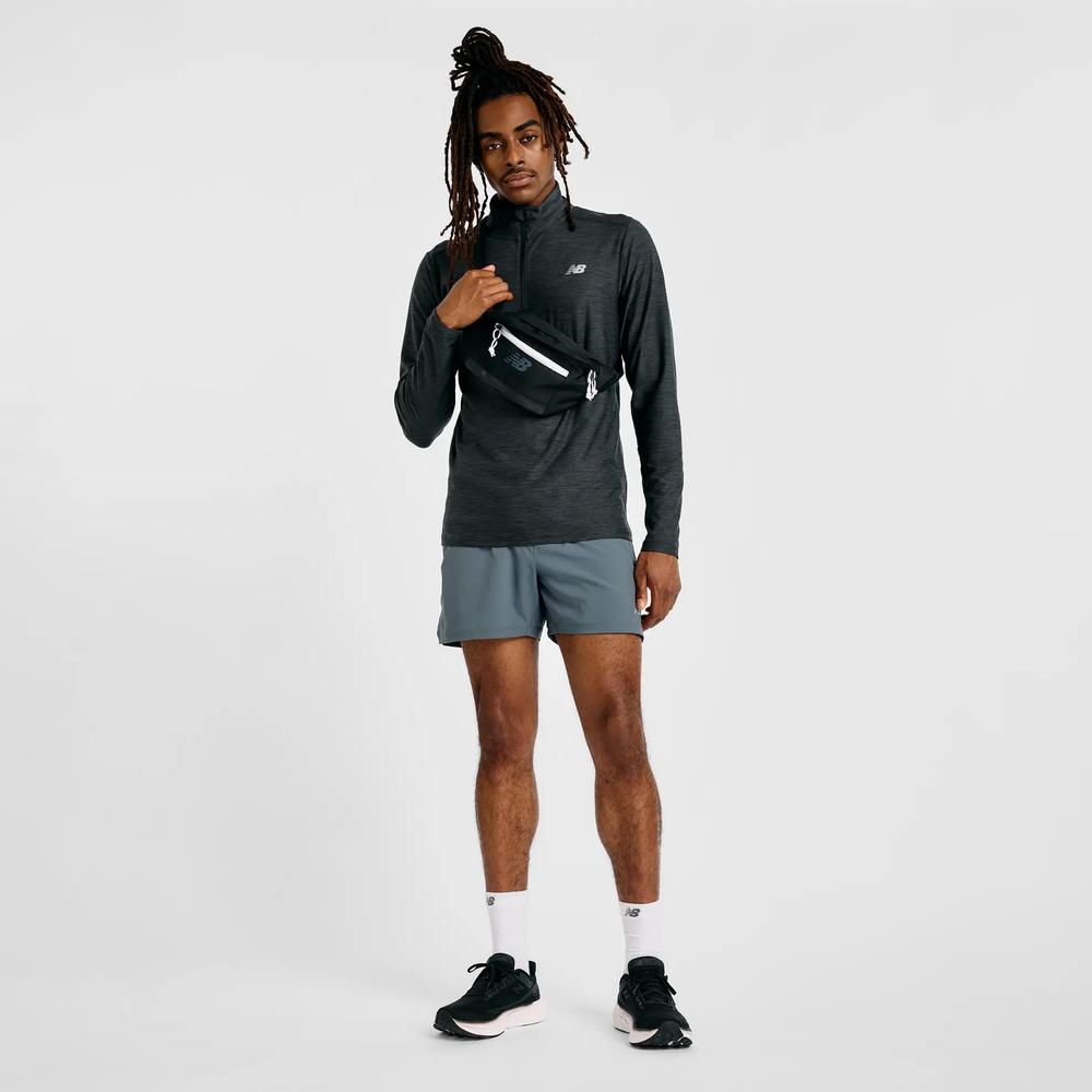 Férfi felső New Balance MT41915BKH - szürke