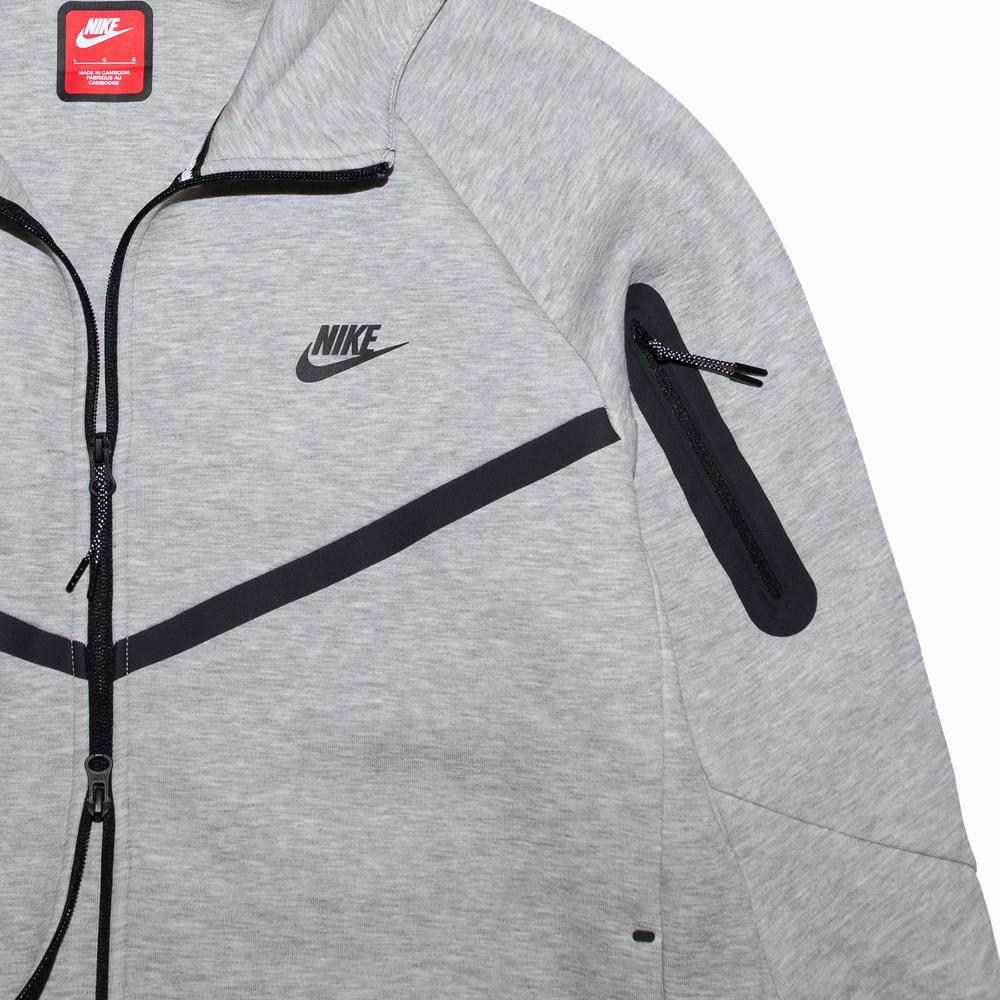 Pulóver férfi Nike Tech Fleece Windrunner Full-Zip HV0949-063 - szürke