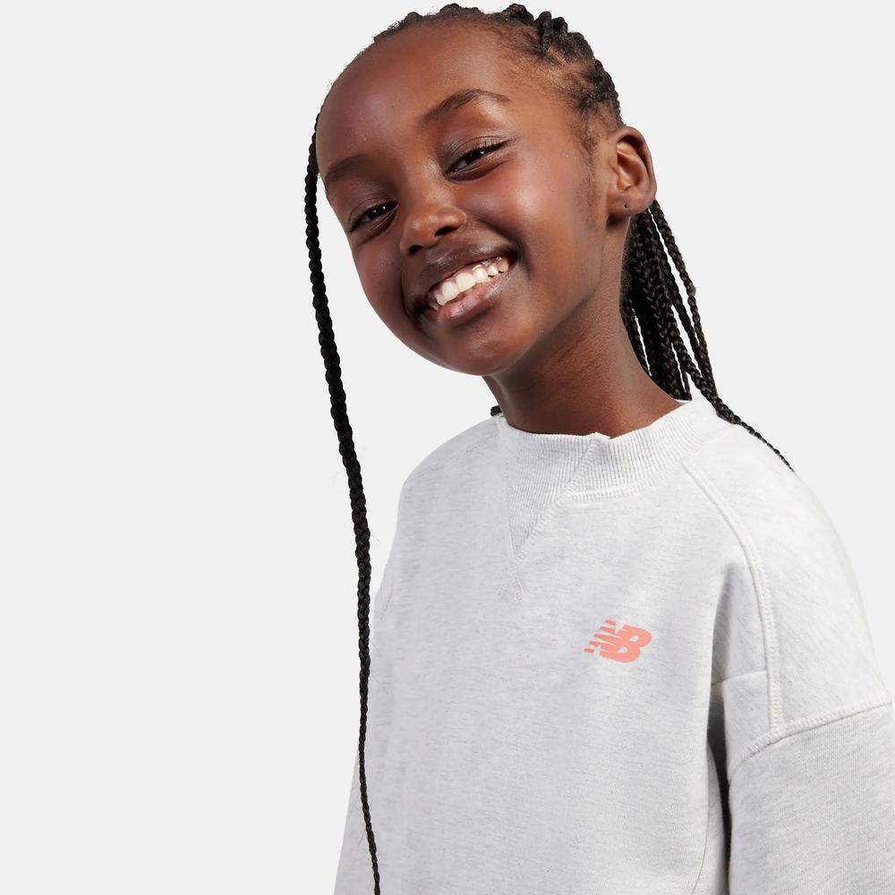 Gyerek felső New Balance LAKG0205AHH - szürke