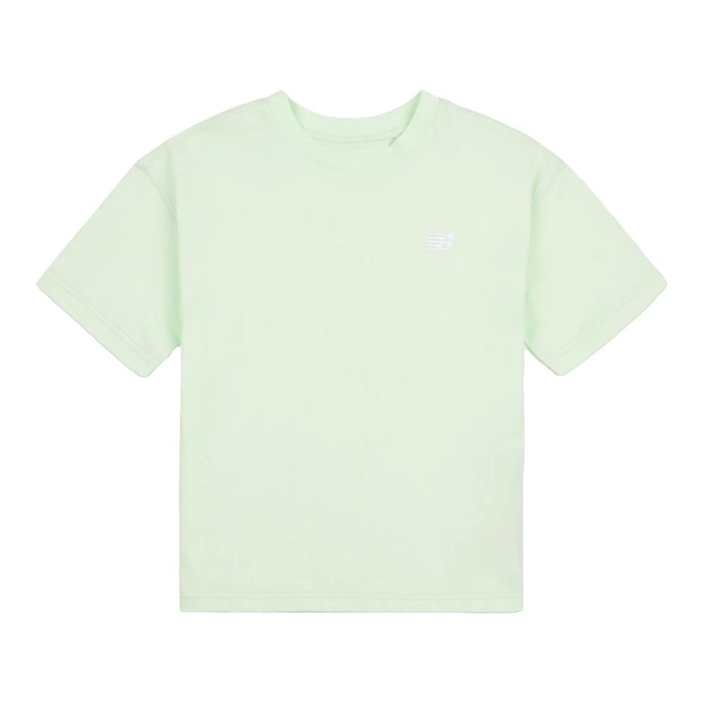 Gyerek póló New Balance LAKG0001MEW - menta