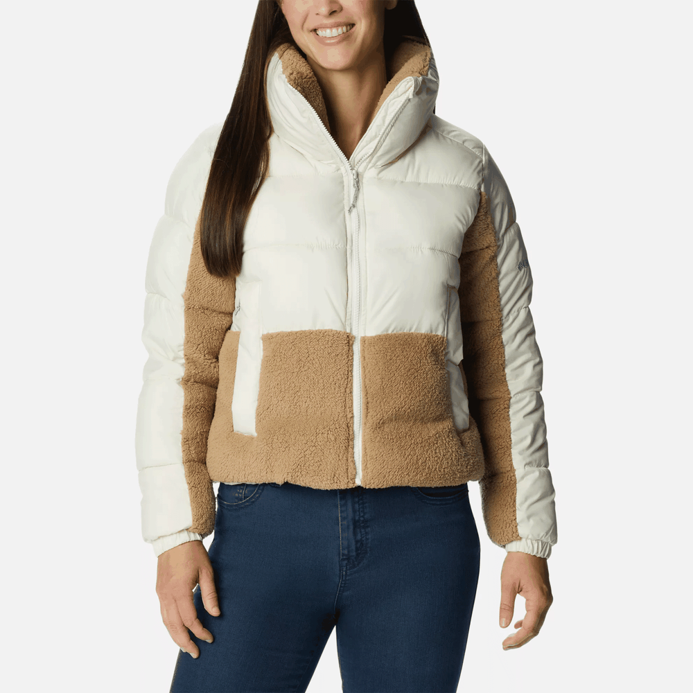 Dzseki Columbia Leadbetter Point Sherpa Hybrid Puffer 1955243191 - fehér