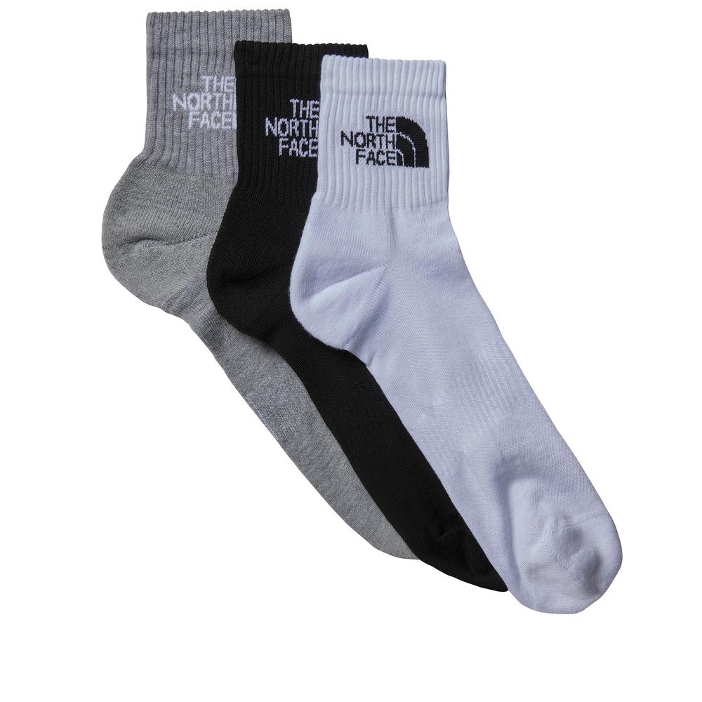 Zokni unisex The North Face Multi Sport Cush Quarter Sock 3P 0A882G3OW1 - többszínű