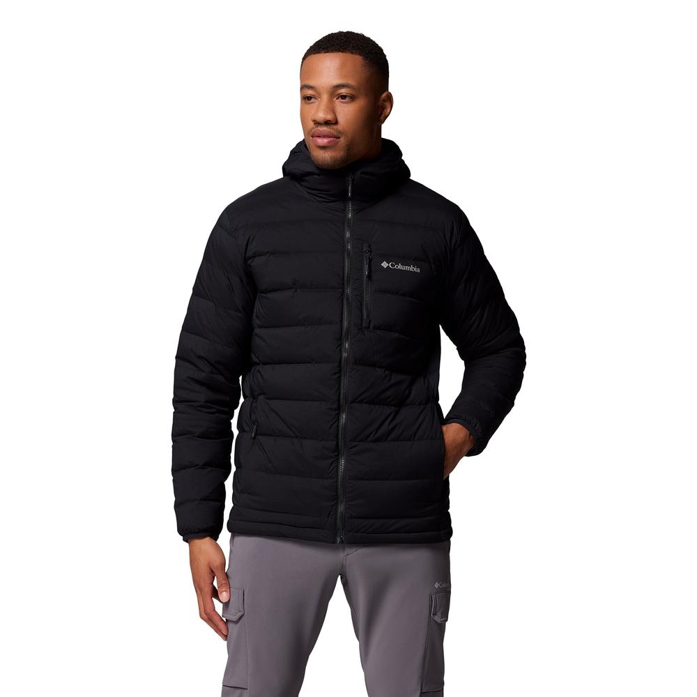 Férfi dzseki Columbia Peak Down Hooded 2133972010 - fekete