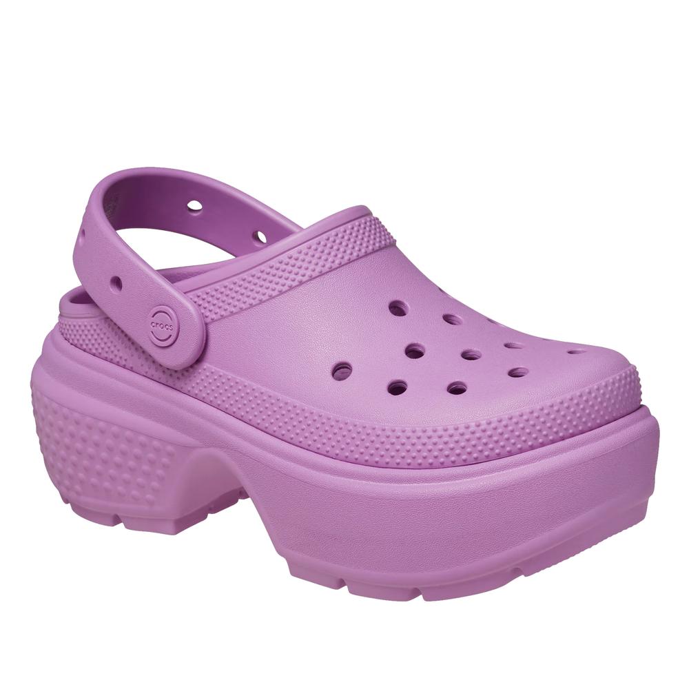 Flip Flop Crocs Stomp Clog 209347-6WQ - rózsaszín