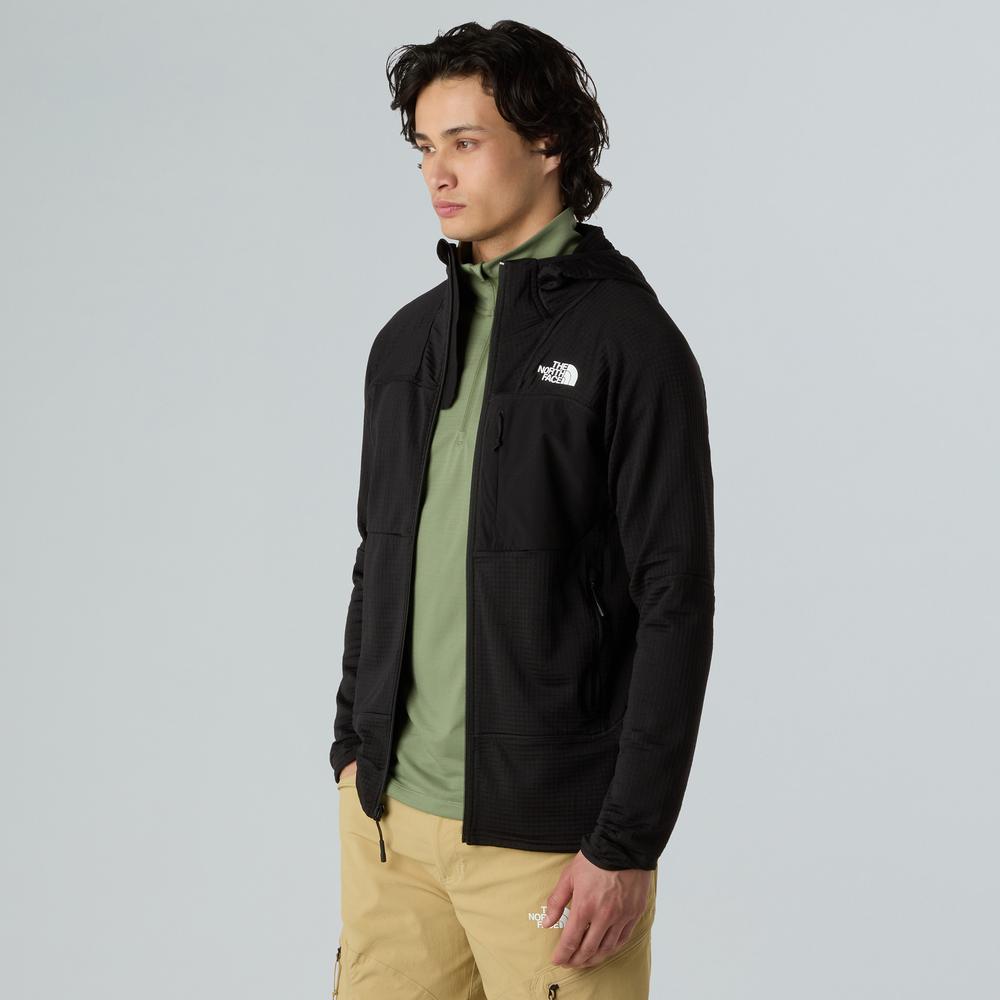 Férfi dzseki The North Face Stormgap Power Grid 0A87J74H01 - fekete
