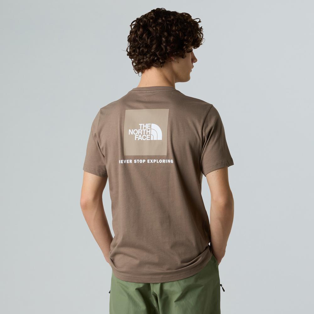 Férfi póló The North Face Redbox 0A87NPE1Q1 - barna