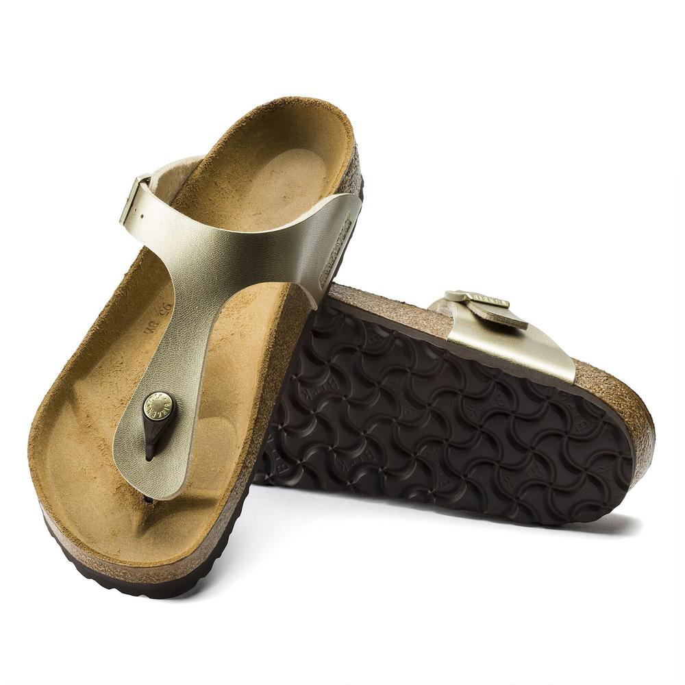 Flip Flop Birkenstock Gizeh 1016109 - aranysárga