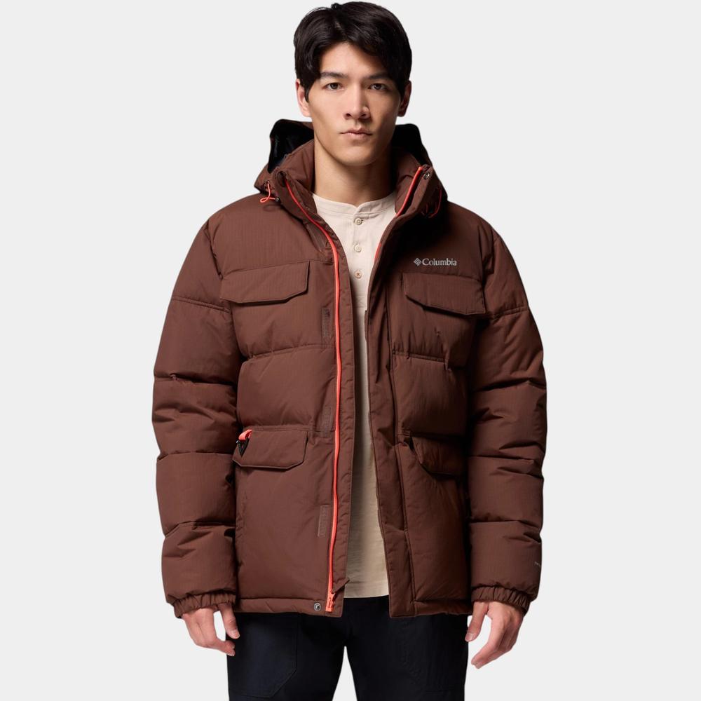 Férfi dzseki Columbia Landroamer Hooded Puffer 2088081256 - barna