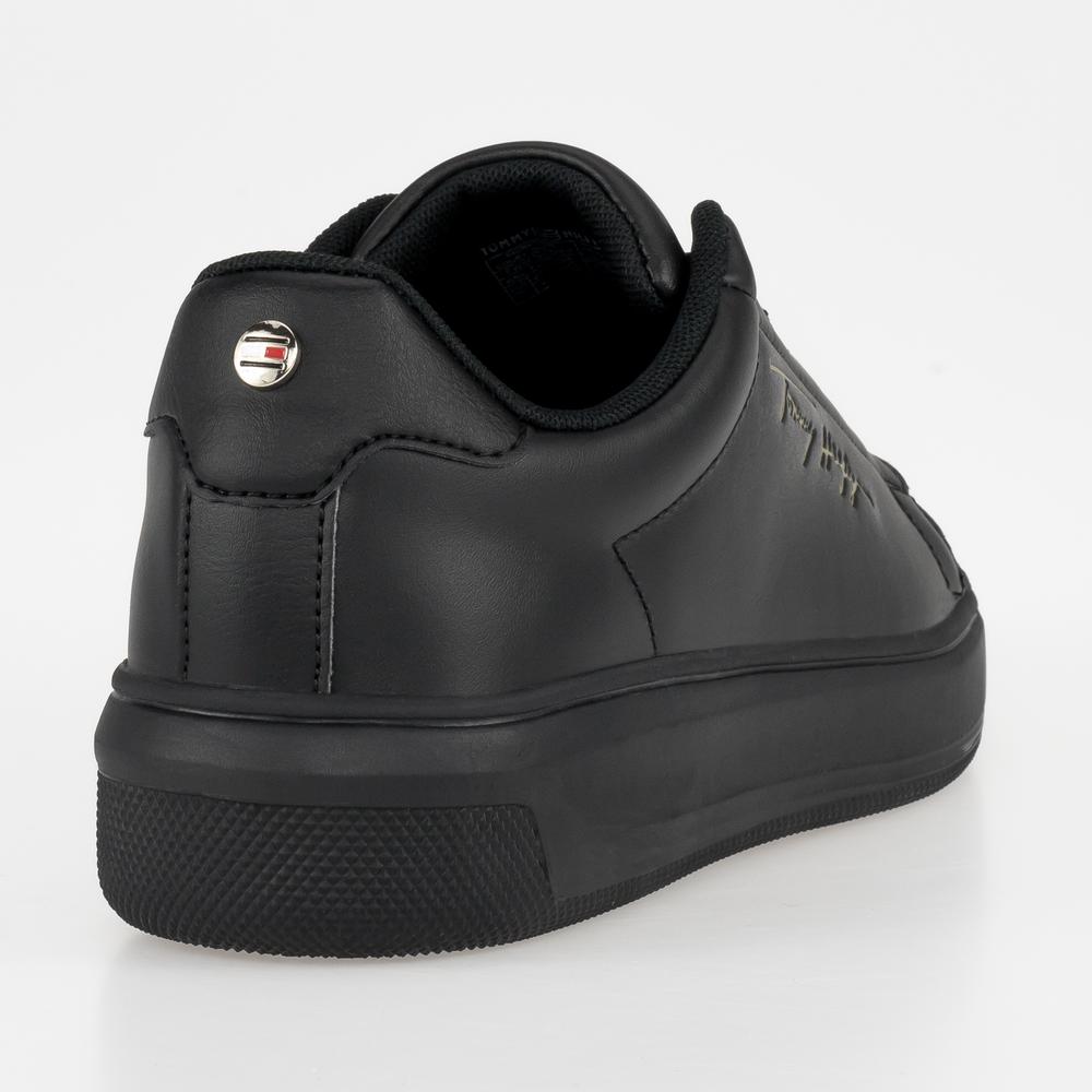 Cipő Tommy Hilfiger Signature Leather FW0FW06738-BDS - fekete