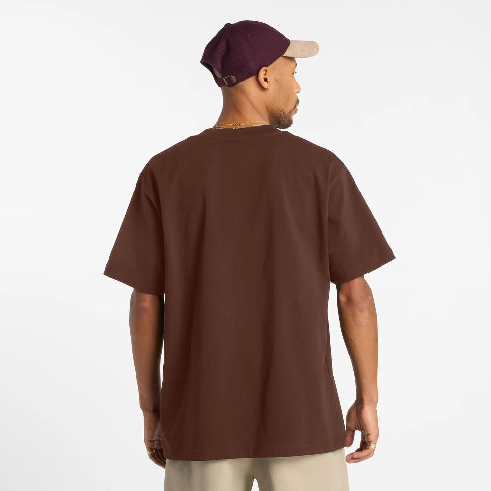 Férfi póló New Balance Numeric MT51955ROK - barna