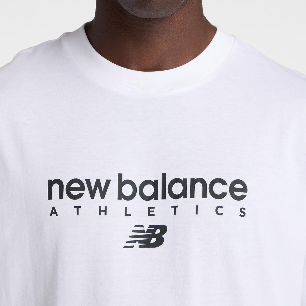 Férfi póló New Balance MT61D0U5WT - fehér