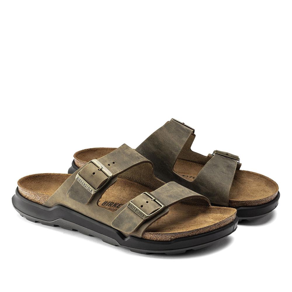 Flip Flop férfi Birkenstock Arizona Crosstown 1018463 - barna