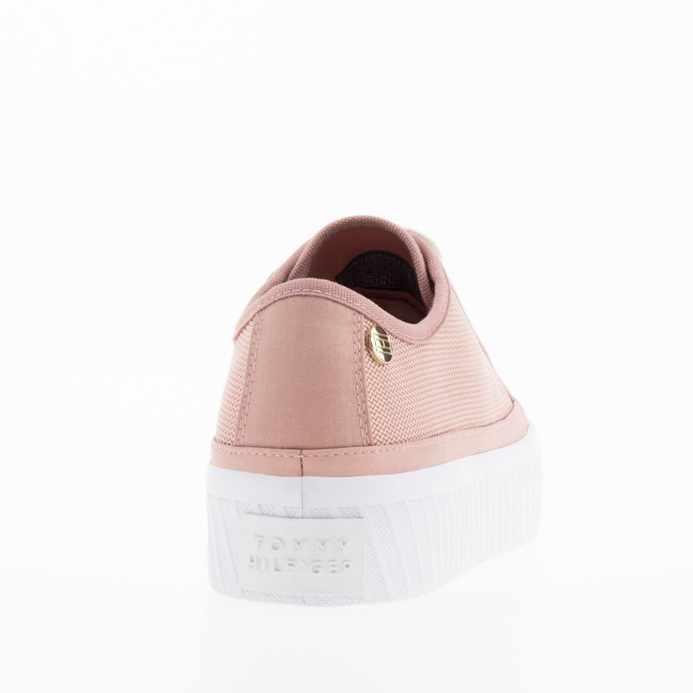 Cipő Tommy Hilfiger Platform Vulcanized FW0FW07156-TQS - rózsaszín
