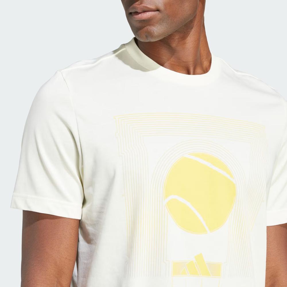 Póló adidas Aeroready Tennis ARC De Ball IS2414 - fehér