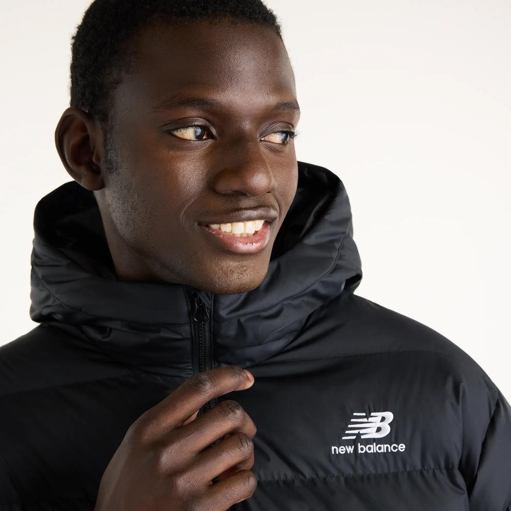 Férfi bunda New Balance Boston Puffer MJ62G17OBK - fekete