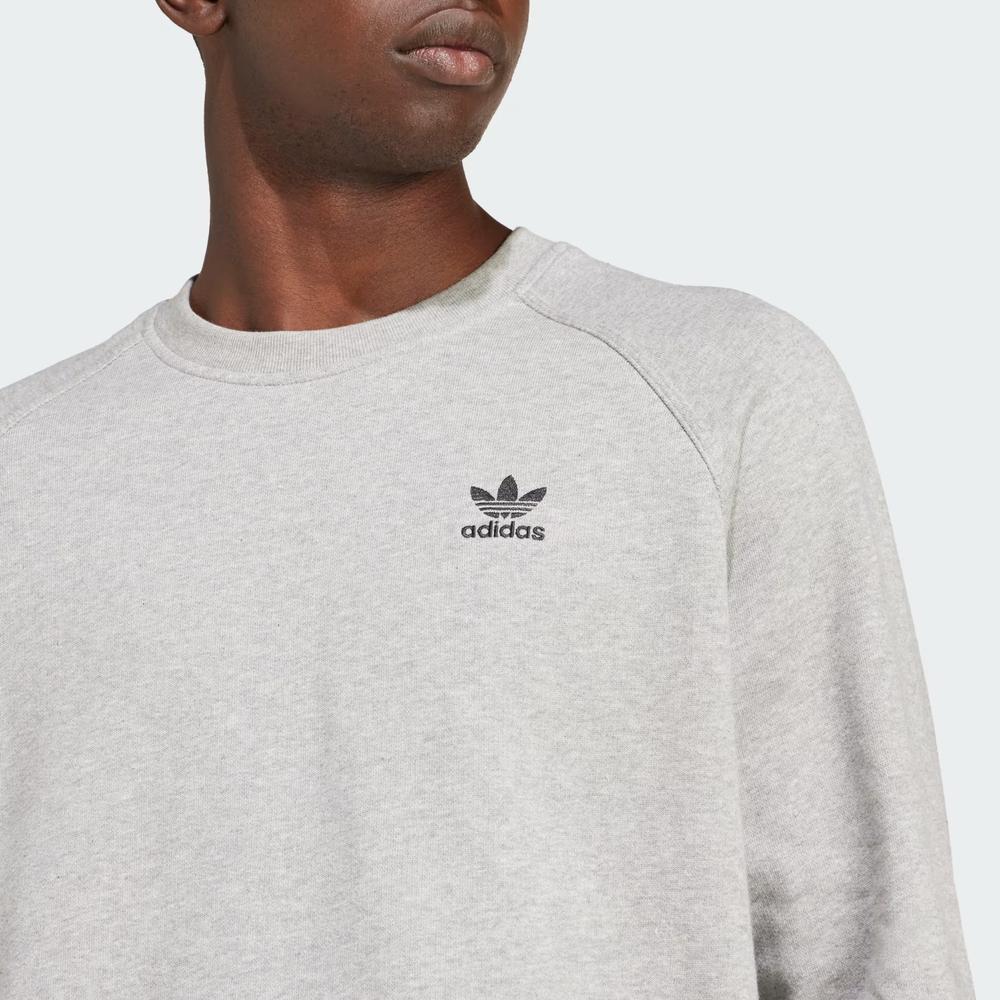 Pulóver adidas Trefoil Essentials Crewneck IX7677 - szürke