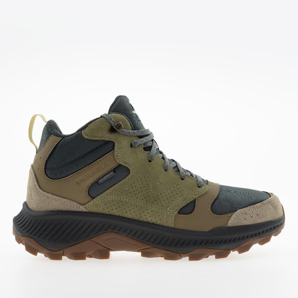 Férfi cipő Merrell Tempo Sol Mid Waterproof  J038941 - zöld
