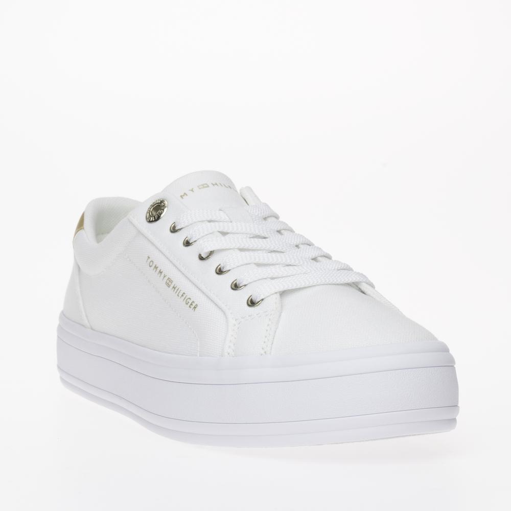 Cipő Tommy Hilfiger Essential Vulc Canvas FW0FW07682-YBS - fehér