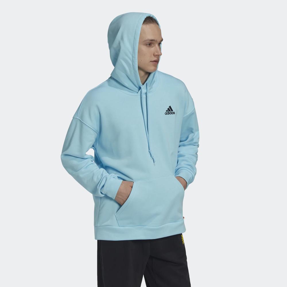 Pulóver adidas Clubhouse Tennis Hoodie HK6467 - kék