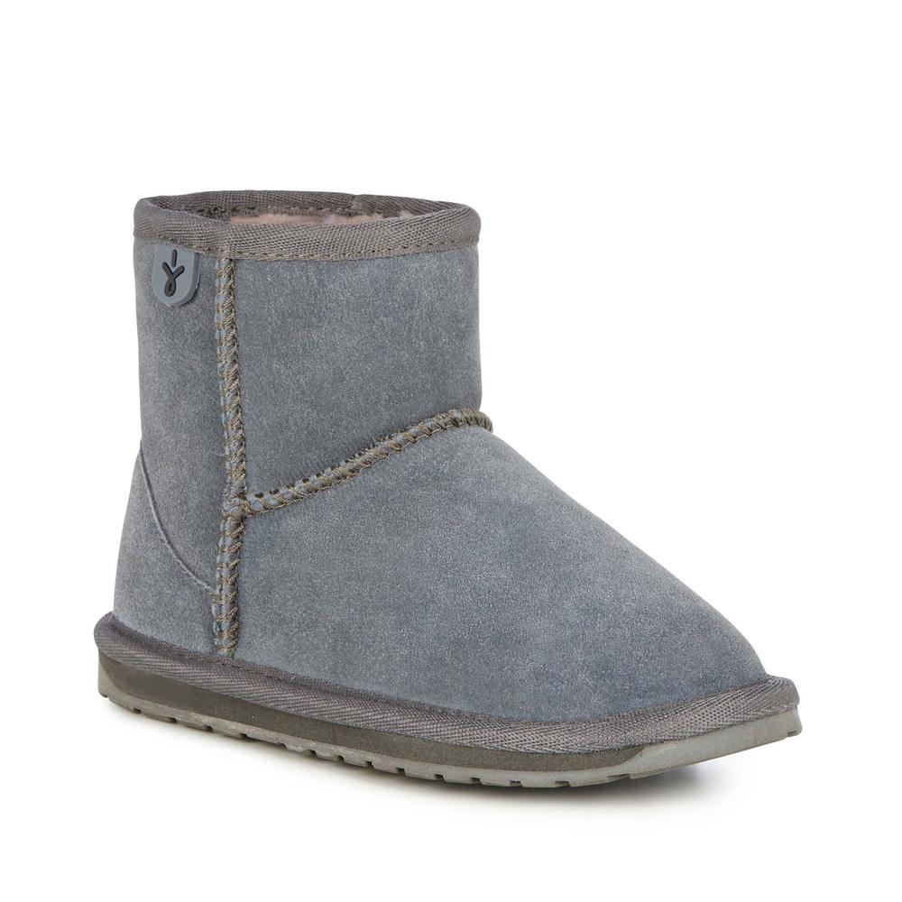 Cipő Emu Australia Wallaby Mini Teens T10103CHAR - szürke