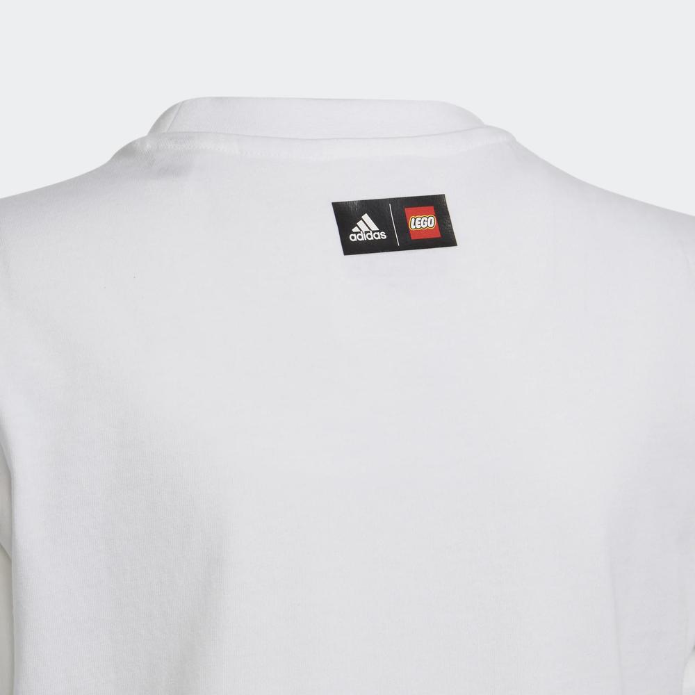 Póló adidas x LEGO Football Graphic Tee HA0929 - fehér