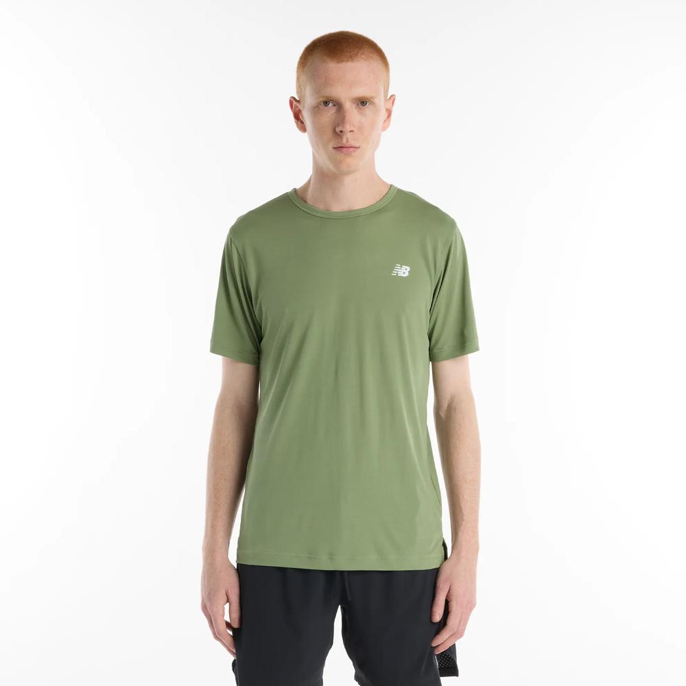 Férfi póló New Balance MT61O0U4AAR - zöld