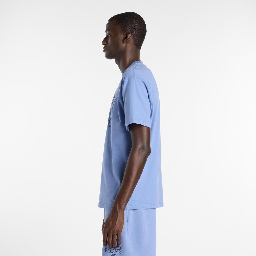 Férfi futópóló New Balance MT61X6EQAA3 - kék