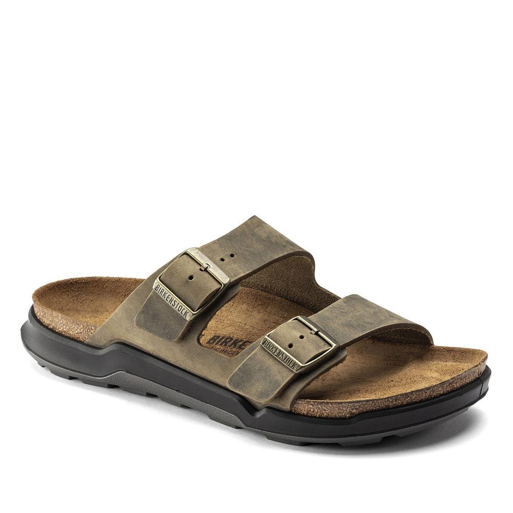 Flip Flop férfi Birkenstock Arizona Crosstown 1018463 - barna