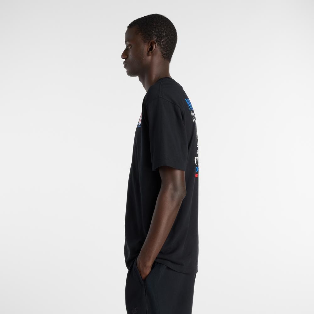 Férfi futópóló New Balance MT61Y1F6BK - fekete