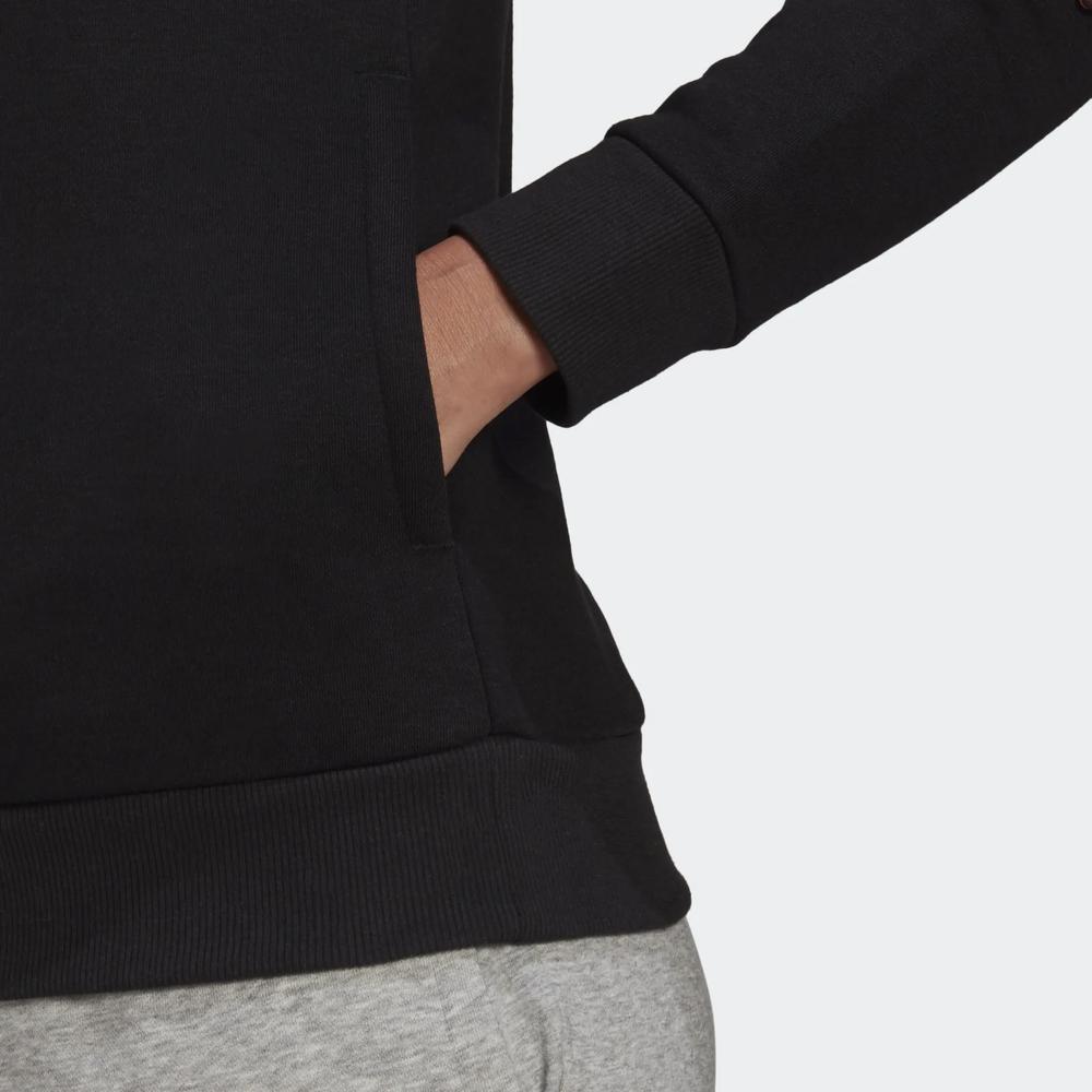 Pulóver adidas Loungewear Essentials Logo Fleece Hoodie GL0653 - fekete