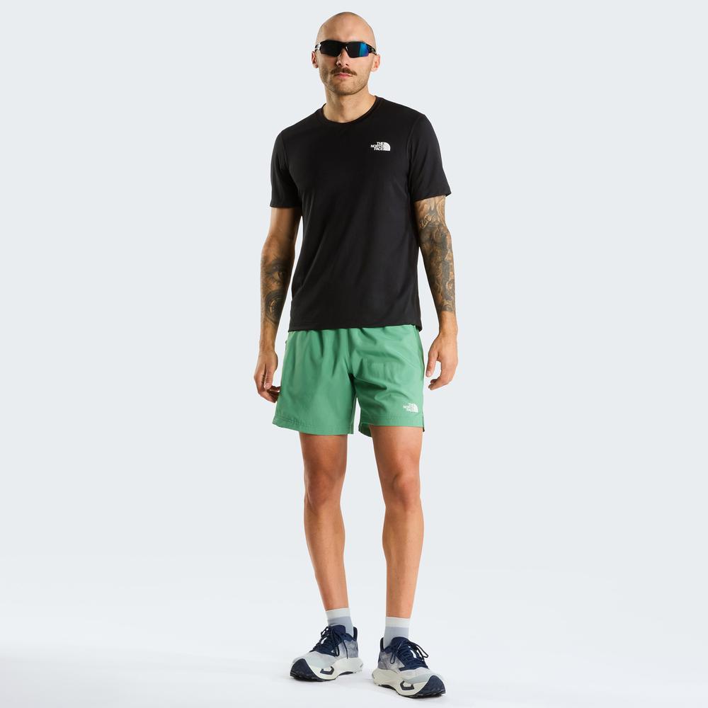 Férfi rövidnadrág The North Face 7" 24/7 0A3O1BG571 - zöld
