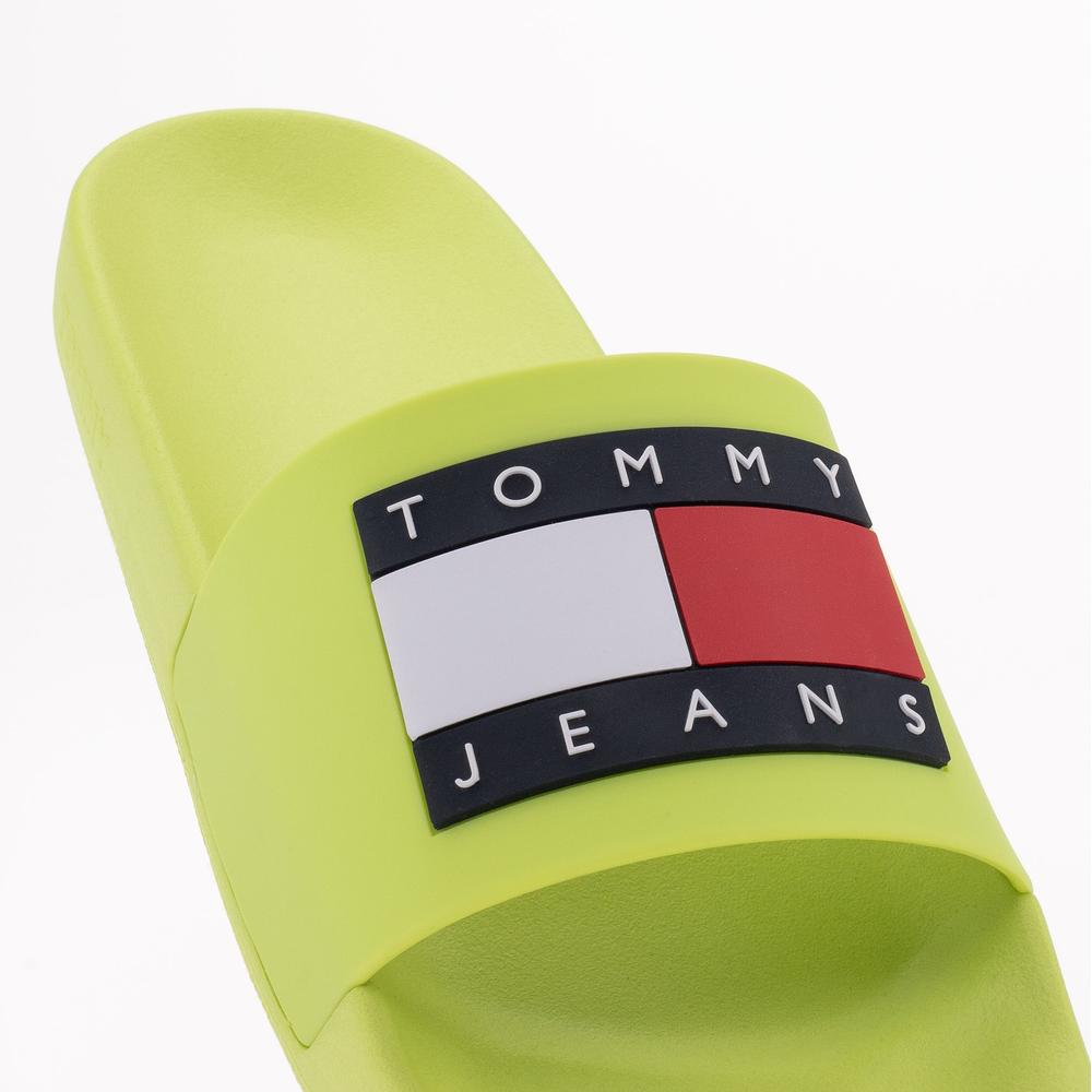 Flip Flop Tommy Jeans Flag Pool EN0EN02115-MSA - zöld
