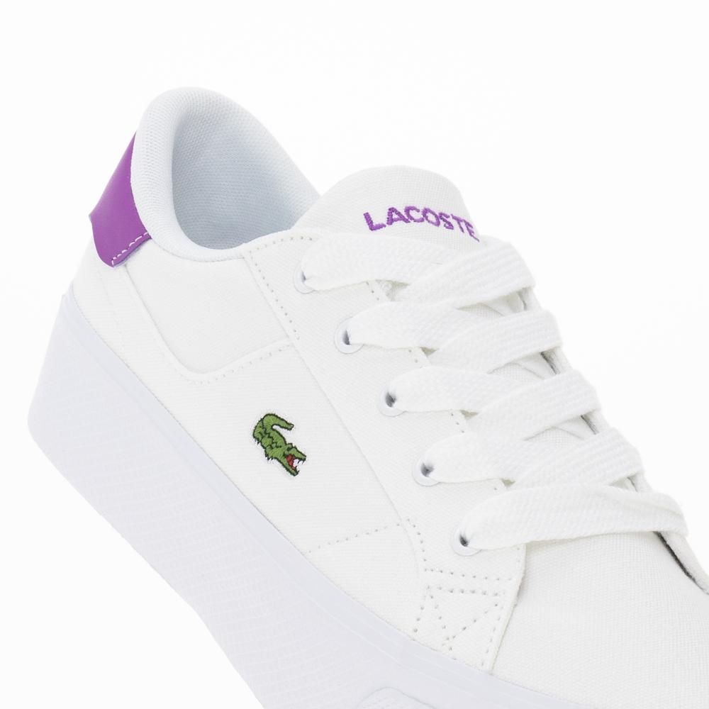 Cipő Lacoste Ziane Platform Textile 745CFA0012-Z54 - fehér