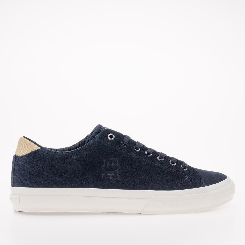 Cipő Tommy Hilfiger Hi Vulc Street Low Suede FM0FM04590-DW5 - sötétkék