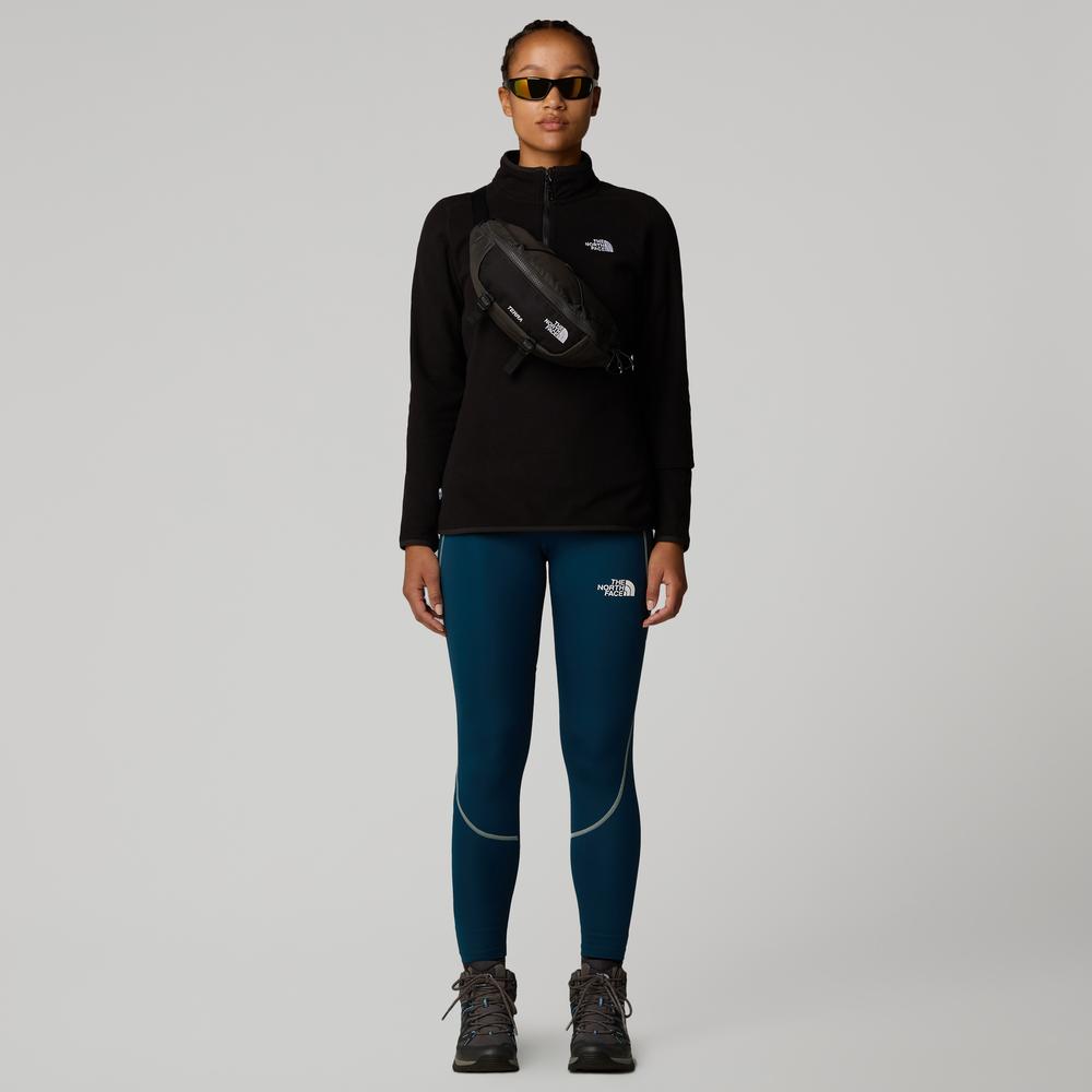 Pulóver női The North Face 100 Glacier 1/4 Zip Fleece 0A855M4H01 - fekete