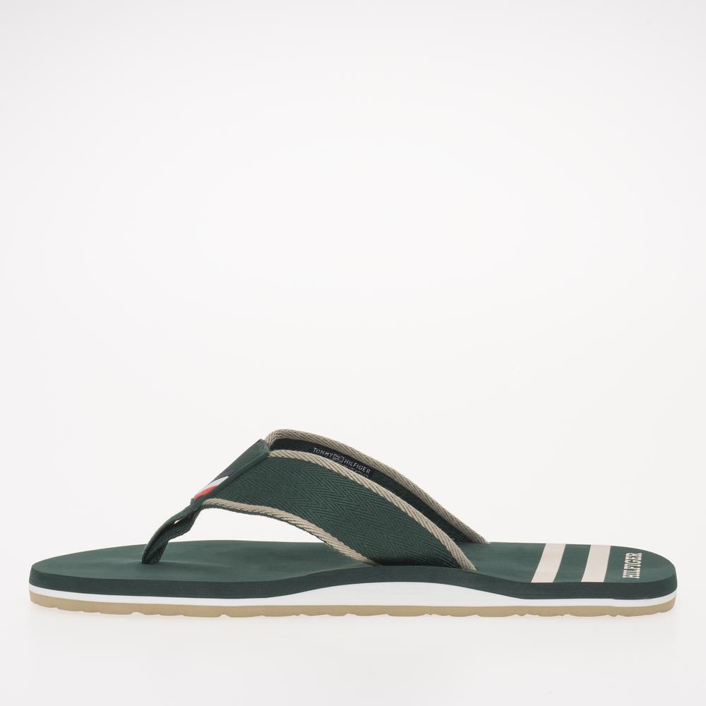 Flip Flop Tommy Hilfiger Monotype Logo FM0FM05020-MBP - zöld