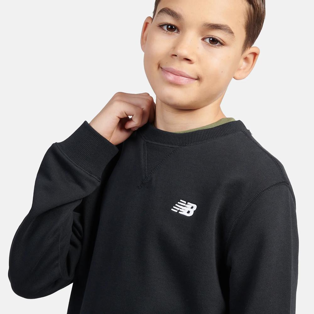 Gyerek felső New Balance LAKB0055BK - fekete