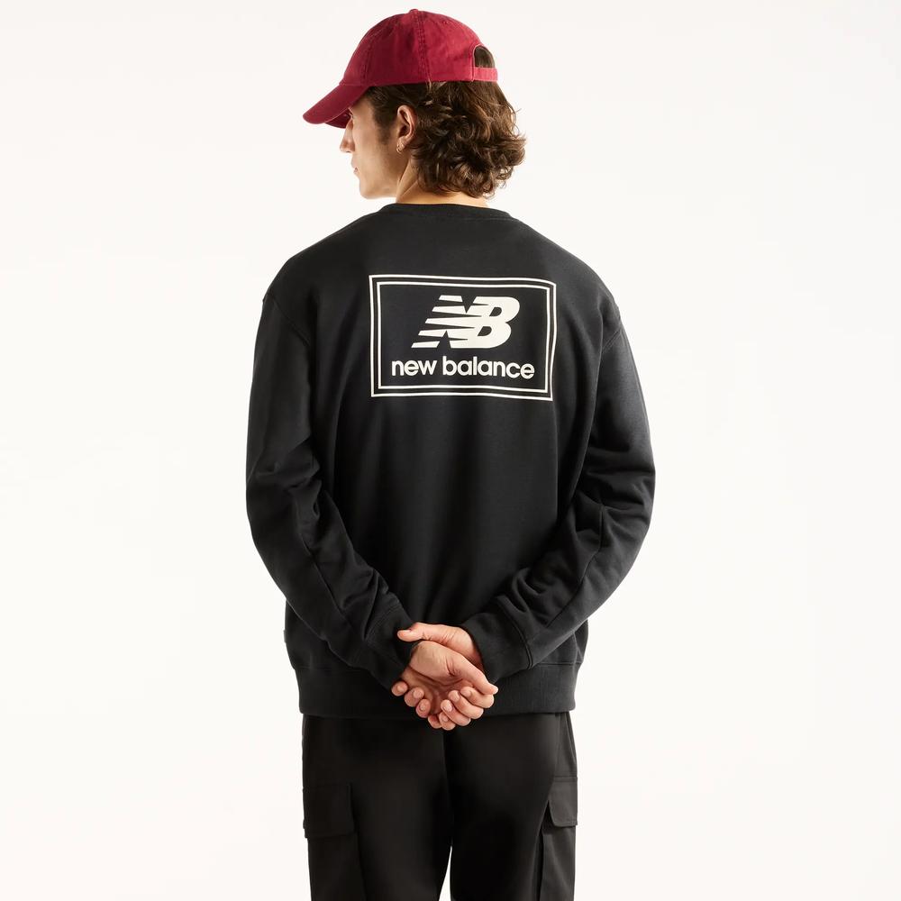 Férfi felső New Balance Woven Label MT6175T5BK - fekete