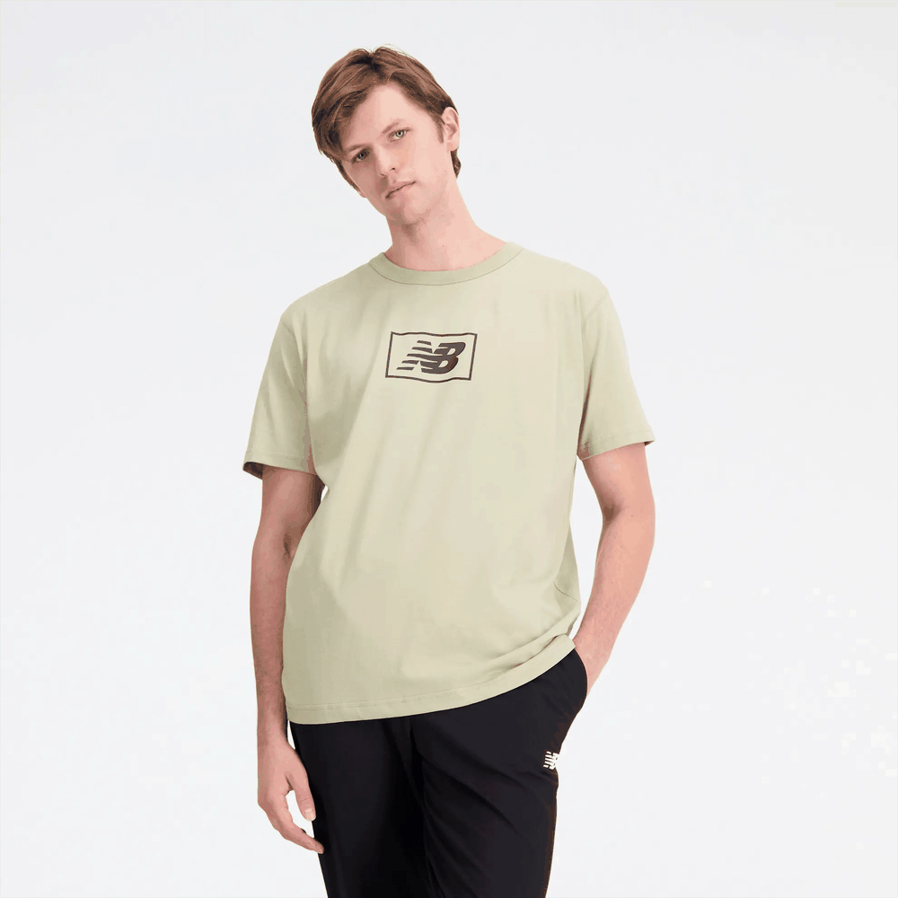 Férfi póló New Balance MT33512FUG - zöld